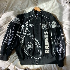 Vintage Oakland Raiders Bomber Jacket
